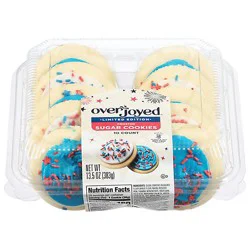 Overjoyed Frosted Patriotic Sugar Cookies - 13.5 Oz