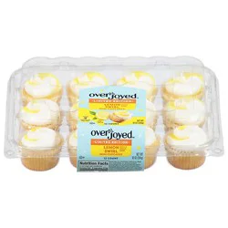 Overjoyed Lemon Mini Cupcakes 10 Oz - 10 Oz