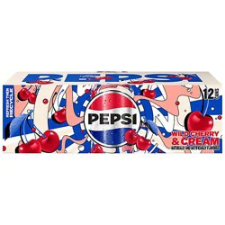 Pepsi Wild Cherry & Cream Soda - 12 - 12 Fl. Oz.