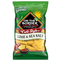 Otb Tortilla Chips Cafe Style Lime & Salt 9.5oz - 9.5 Oz