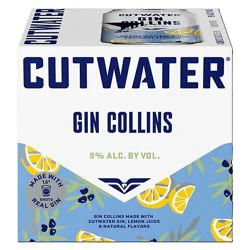 Cutwater Gin Collins 4-12 Fl Oz - 4-12 Fz
