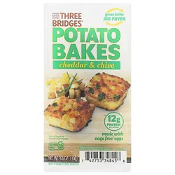 Three Bridges Cheddar & Chive Potato Bakes - 4.6 Oz