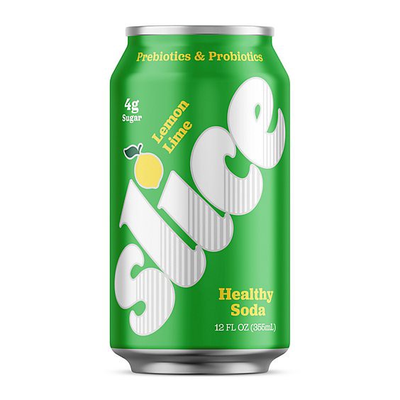slide 1 of 6, Slice Lemon Lime Healthy Soda - 12 Fz, 12 fl oz