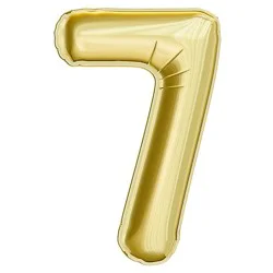 American Greetings Number '7' Gold Foil Large Number Balloon - Each