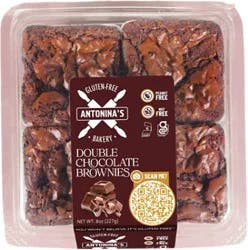 Antoninas Gluten Free Double Chocolate Brownies - 8 Oz
