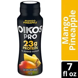 Dannon Oikos Pro Drink Mango Pineapple 7 Fz - 7 Fz