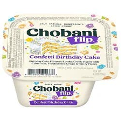 Chobani Flip Lowfat Greek Yogurt Confetti Birthday Cake 4.5oz - 4.5 Oz