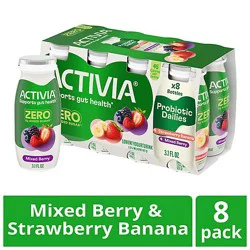 Activia Drk No Added Sugar Stban/mixbry, 24.8 Fz, 8-3.1 Fz - 24.8 Fz