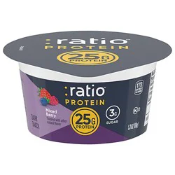 Ratio Protein Mixed Berry Yogurt Dairy Snack , 5.3 Oz - 5.3 Oz