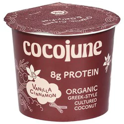 Cocojune Organic Protein Yogurt Vanilla Cinnamon, 5 Oz - 5 Oz