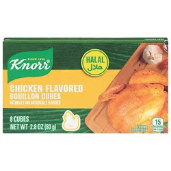 Knorr Bouillon Chckn Halal 8pc - 2.8 Oz