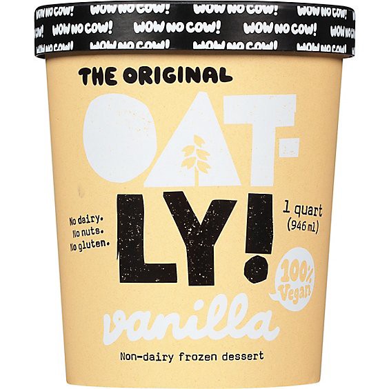slide 1 of 1, Oatly Dessert Frozen Vanilla No Dairy - 32 Oz, 32 oz