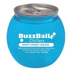 Buzzballz Chillers Berry Cherry Limeade 187ml Wine - 187 Ml
