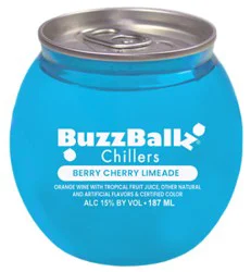 Buzzballz Chillers Berry Cherry Limeade 187ml Wine - 187 Ml