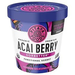 Pitaya Foods Sorbet Organic Acai Berry - 16 Oz