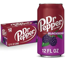 Dr Pepper Blackberry Soda Pop - 12-12 Fl. Oz.