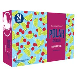 Polar Seltzer Raspberry Lime 24-12fz - 24-12 Fz