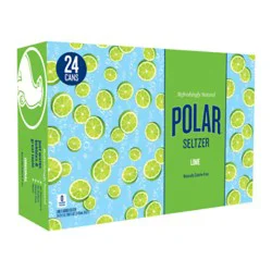 Polar Seltzer Lime 24-12fz - 24-12 Fz