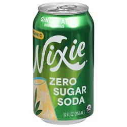 Nixie Soda Zero Sugar Ginger Ale Organic - 12 Fz