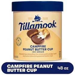 Tillamook Campfire Peanut Butter Cup Ice Cream - 48 Oz