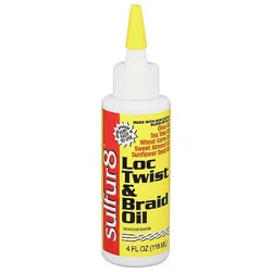 Sulfur 8 Loc Twist And Braid Oil - 4 Floz