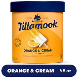 Tillamook Orange & Cream Ice Cream - 48 Oz