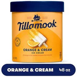 Tillamook Orange & Cream Ice Cream - 48 Oz