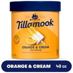 Tillamook Orange & Cream Ice Cream - 48 Oz