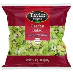Taylor Farms Garden Salad 24oz Bag - 24 Oz