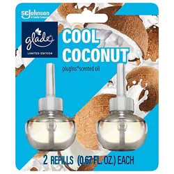 Glade Piso Rfl, Cool Coconut, Limited Edition- 2-.67 Oz - 2-.67 Oz