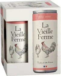 La Vielle Ferme Rose Can 4pk Wine - 4-250 Ml