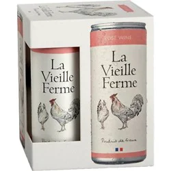 La Vielle Ferme Rose Can 4pk Wine - 4-250 Ml
