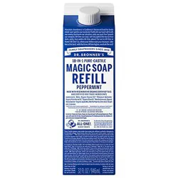 Dr Bronner Soap Refill Peppermint - 32 Fz