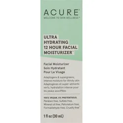 Acure Moisturizer Ultra Hydrating - 1 Fz