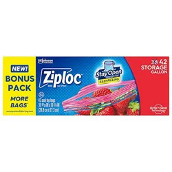 Ziploc Storage Bag Gallon - 42 Ct