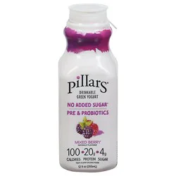 Pillars Yogurt Llc Yogurt Drinkable Mixed Berry - 12 Fz