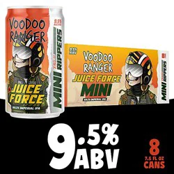 Voodoo Ranger Juice Force Mini Rippers 8-7.5 Fl Oz In Cans - 8-7.5fz