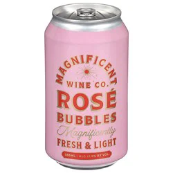 Magnificent Wine Co Rose Bubbles 355ml Wine - 355 Ml