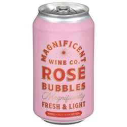 Magnificent Wine Co Rose Bubbles 355ml Wine - 355 Ml