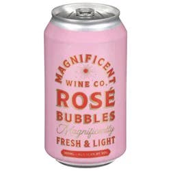 Magnificent Wine Co Rose Bubbles 355ml Wine - 355 Ml