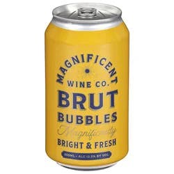 Magnificent Co Brut Bubbles 355ml Wine - 355 Ml