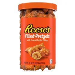 Reeses Pretzels Filled Peanut Butterter 18oz - 18 Oz