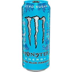 Monster Energy Ultra Blue Hawaiian - 16 Fz