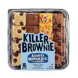 Killer Brownie Assorted Brownie Bites Tray - 28 Oz