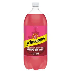 Schweppes Cranberry Raspberry Ginger Ale Soda - 2 Liter