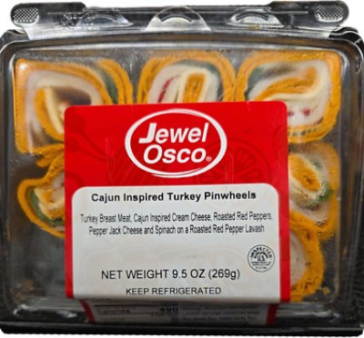 slide 1 of 1, Jewel Cajun Turkey Pinwheel 9 Count - 10 Oz, 10 oz