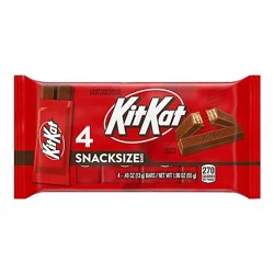 Kit Kat Crisp Wafers In Milk Chocolate Snack Size Bar 4 Pack - 1.96 Oz