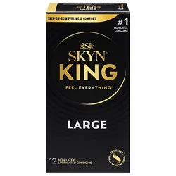 Skyn King Large Non-Latex Condom - 12 Ct