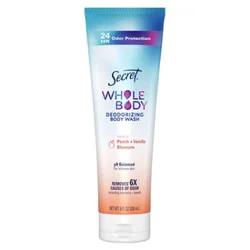 Secret Fem Wash Peach & Vanilla 12/8 Oz - 8 Fz