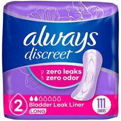 Always Discreet Incontinence Panty Liners 2 Very Light 111 Ct - 111 Ct